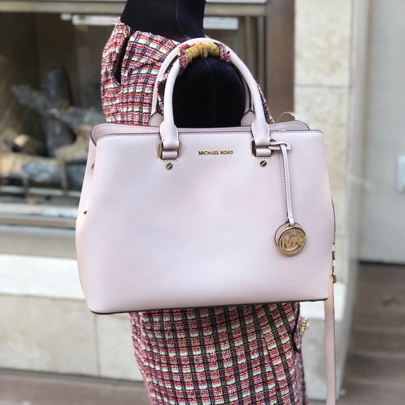 NWT Michael Kors large savannah satchel handbag - Picture 6 of 8